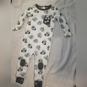 Disney Baby 101 Dalmations Romper Sleeper Dog 12-18 Months